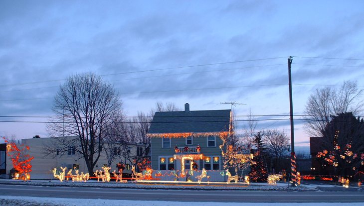 Christmas lawn