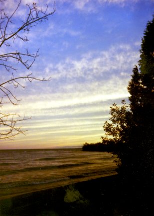 sunset at Sherman Bay