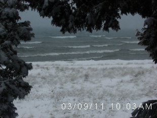 Lake Michigan webcam, older picture